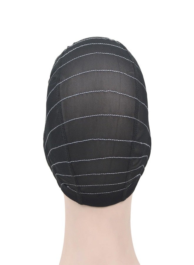 YTBYT Mesh Dome Caps Wig Cap with Guideline Map for Wig Making Stretchable Wig Caps for Beginners Making Wigs (4x4 S) - Image 4